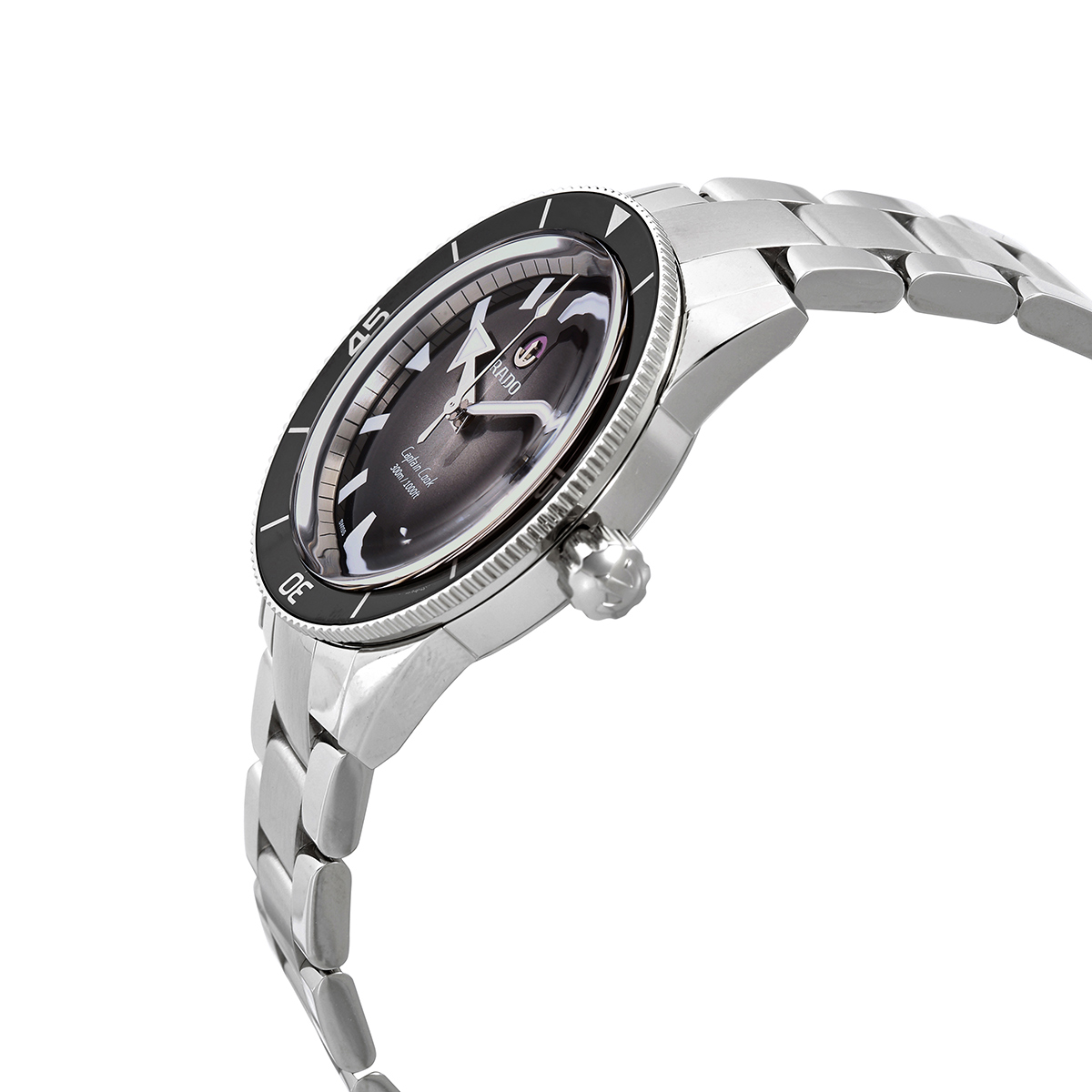 rado captain cook automatic black dial men's watch r32105158 rado captain cook automatic black dial men's watch r32105158