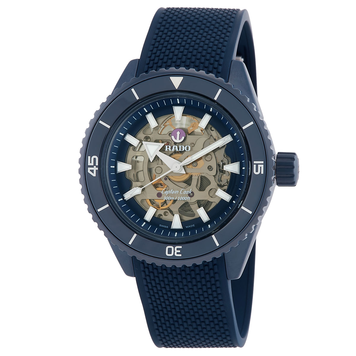 rado captain cook automatic skeleton dial men's watch r32153209 rado captain cook automatic skeleton dial men's watch r32153209