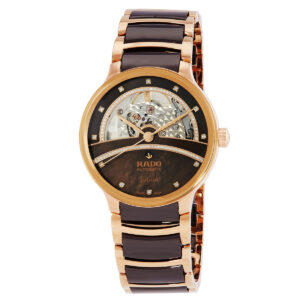 rado centrix automatic open heart diamond ladies watch r30029942