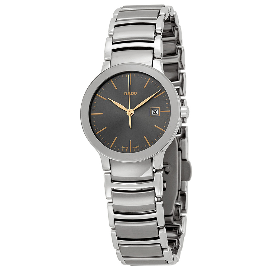 rado centrix grey dial stainless steel and ceramic ladies watch r30928132 rado centrix grey dial stainless steel and ceramic ladies watch r30928132
