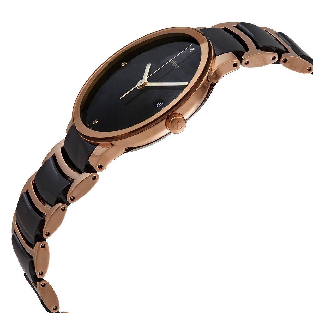 rado centrix jubile black dial black ceramic men's watch r30554712 rado centrix jubile black dial black ceramic men's watch r30554712