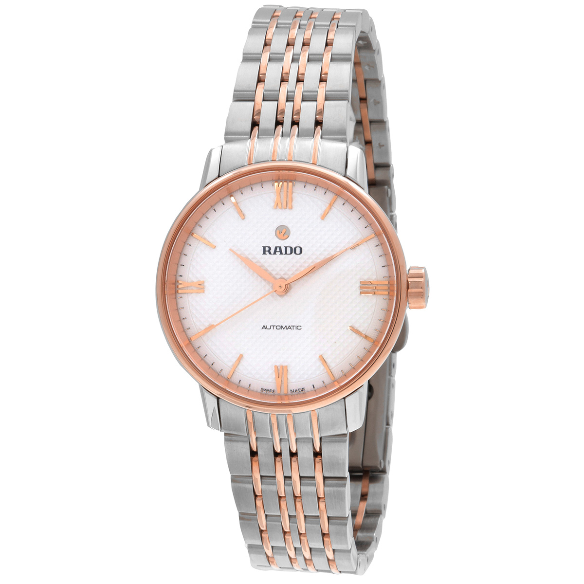 rado coupole automatic white dial ladies watch r22862067 rado coupole automatic white dial ladies watch r22862067