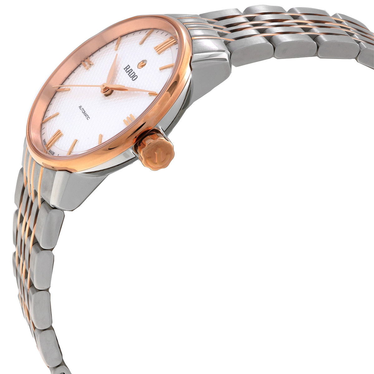 rado coupole automatic white dial ladies watch r22862067 rado coupole automatic white dial ladies watch r22862067