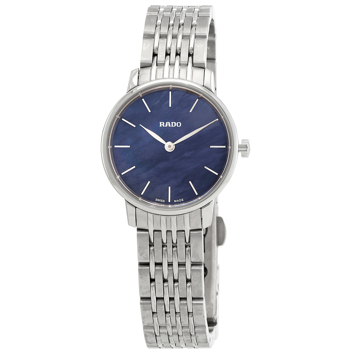 rado coupole classic quartz blue mother of pearl dial ladies watch r22897913 rado coupole classic quartz blue mother of pearl dial ladies watch r22897913