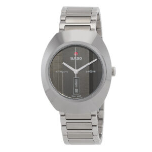 rado diamaster automatic silver dial men's watch r12160103