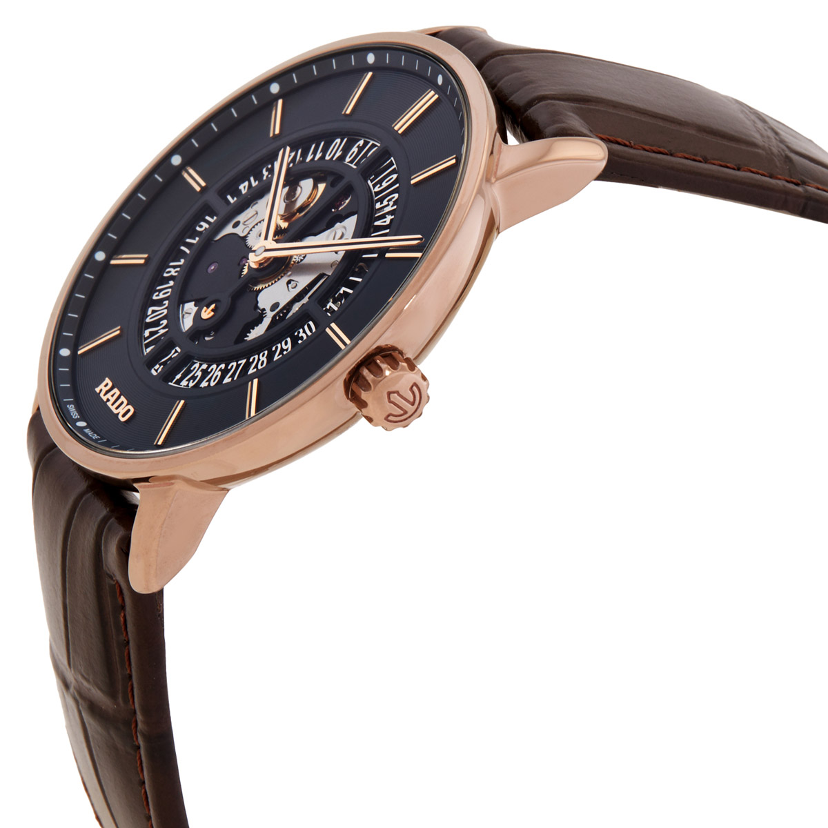 rado diamaster thinline automatic black dial men's watch r14068186 rado diamaster thinline automatic black dial men's watch r14068186