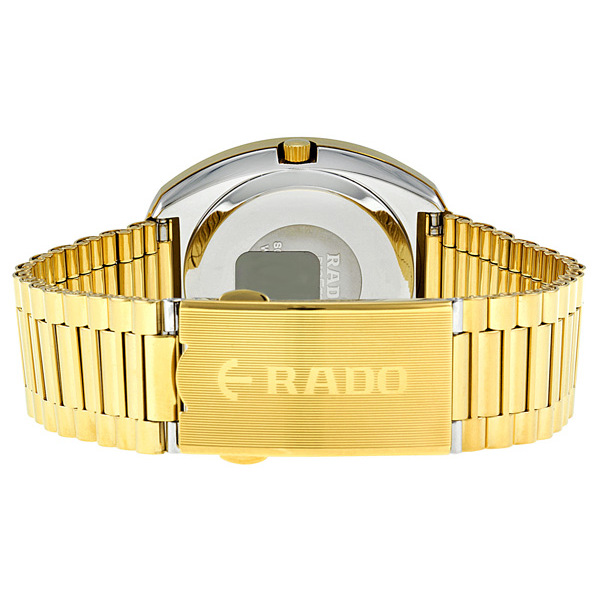 rado diastar quartz diamond gold dial men's watch r12393633 rado diastar quartz diamond gold dial men's watch r12393633