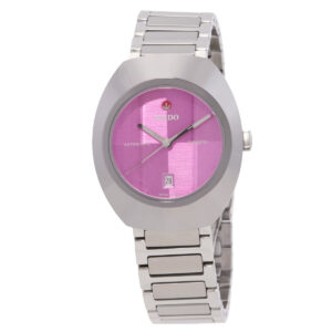 rado diastar original automatic purple dial ladies watch r12170333
