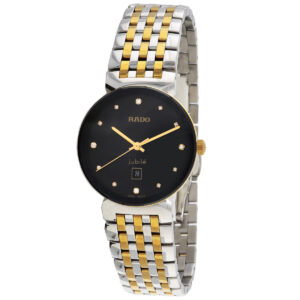 rado florence classic quartz diamond black dial ladies watch r48913743