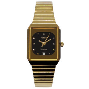 rado florence quartz black dial ladies watch r48689153
