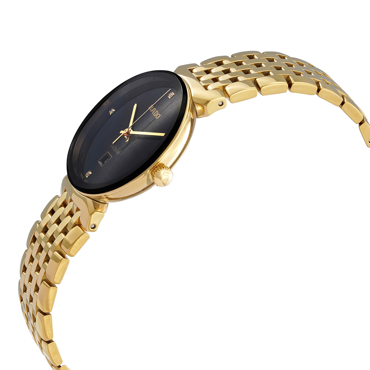 rado florence quartz diamond black dial ladies watch r48915703 rado florence quartz diamond black dial ladies watch r48915703