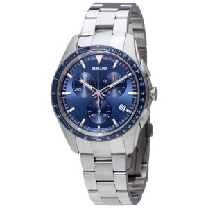 rado hyperchrome chronograph blue dial men's watch r32259203