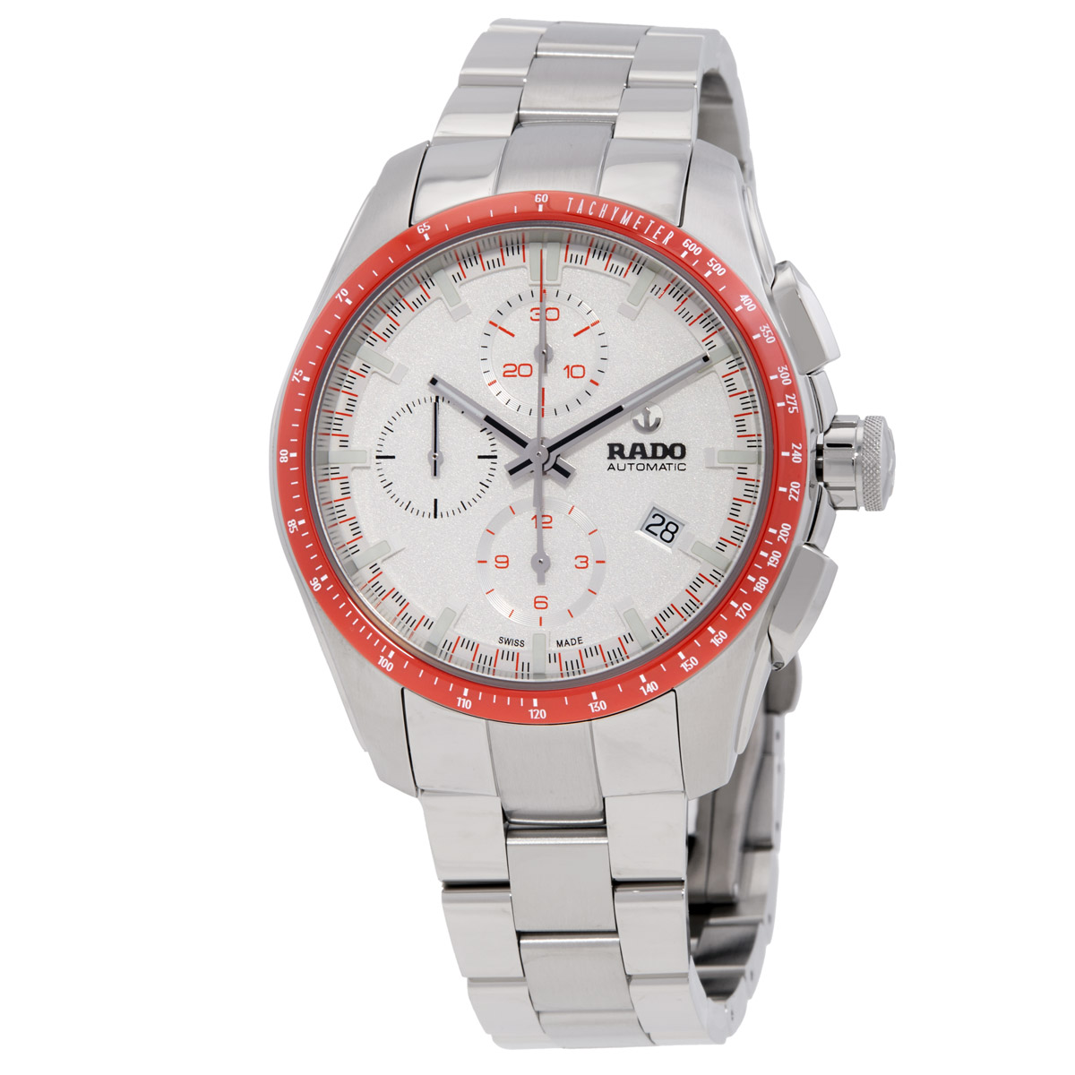 rado hyperchrome chronograph automatic white dial men's watch r32042013 rado hyperchrome chronograph automatic white dial men's watch r32042013