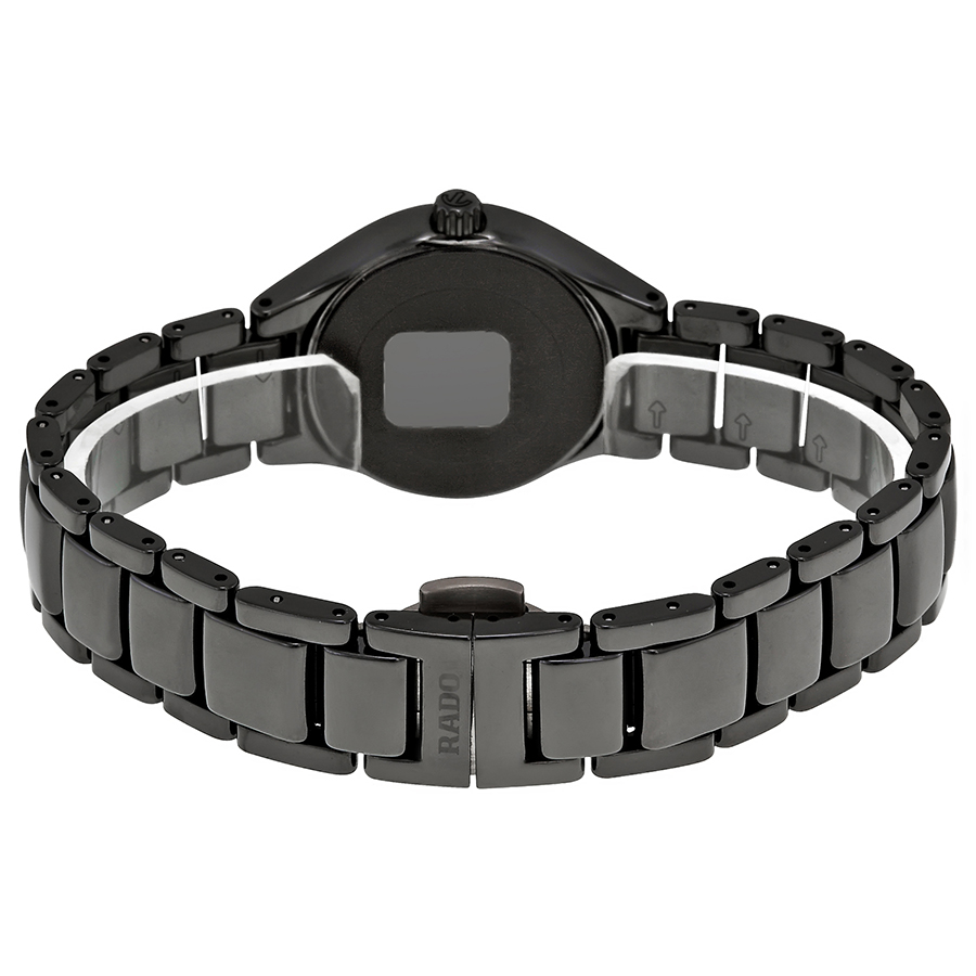rado true black dial black ceramic ladies watch r27059712 rado true black dial black ceramic ladies watch r27059712