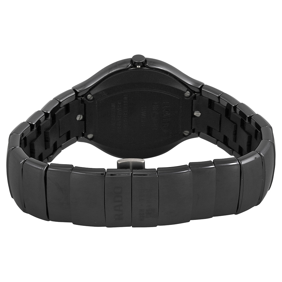 rado true active black ceramic day men's watch r27677162 rado true active black ceramic day men's watch r27677162