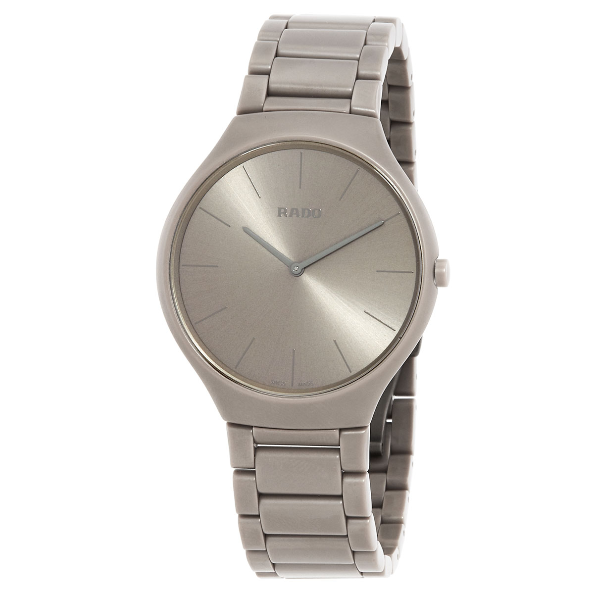 rado true thinline quartz grey dial men's watch r27098682 rado true thinline quartz grey dial men's watch r27098682