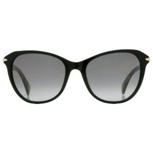 rag and bone grey gradient cat eye ladies sunglasses rnb1060/s 0807/9o 55