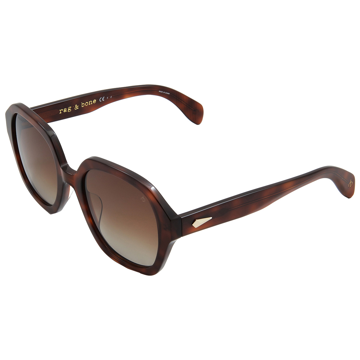 rag and bone rag & bone brown gradient square ladies sunglasses rnb1063/s 0086/la 53 rag and bone rag & bone brown gradient square ladies sunglasses rnb1063/s 0086/la 53