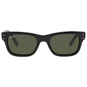 ray ban ray ban burbank green rectangular men's sunglasses rb2283 901/31 52