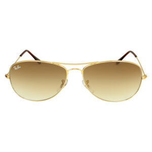 ray ban ray ban cockpit light brown gradient pilot men's sunglasses rb3362 001/51 59