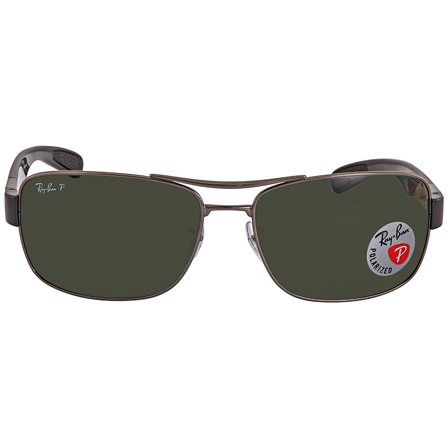 ray ban ray ban polarized green classic g 15 square men's sunglasses rb3522 004/9a 64 ray ban ray ban polarized green classic g 15 square men's sunglasses rb3522 004/9a 64