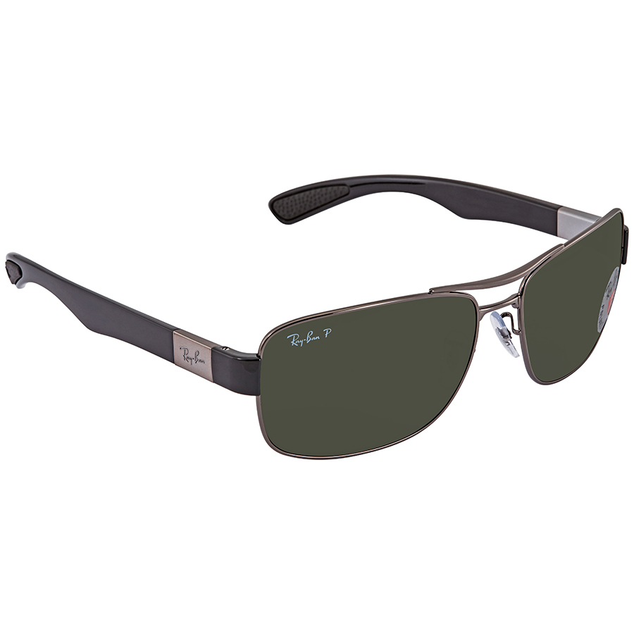 ray ban ray ban polarized green classic g 15 square men's sunglasses rb3522 004/9a 64 ray ban ray ban polarized green classic g 15 square men's sunglasses rb3522 004/9a 64