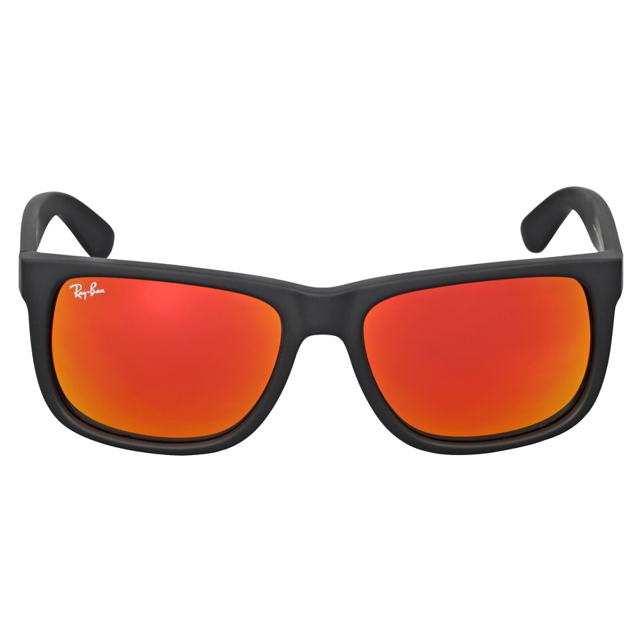 ray ban justin color mix red mirror lens sunglasses rb4165 622/6q 54 ray ban justin color mix red mirror lens sunglasses rb4165 622/6q 54