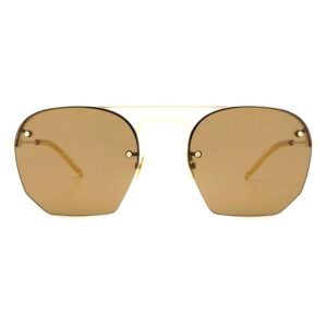 saint laurent bronze irregular men's sunglasses sl 422 001 52