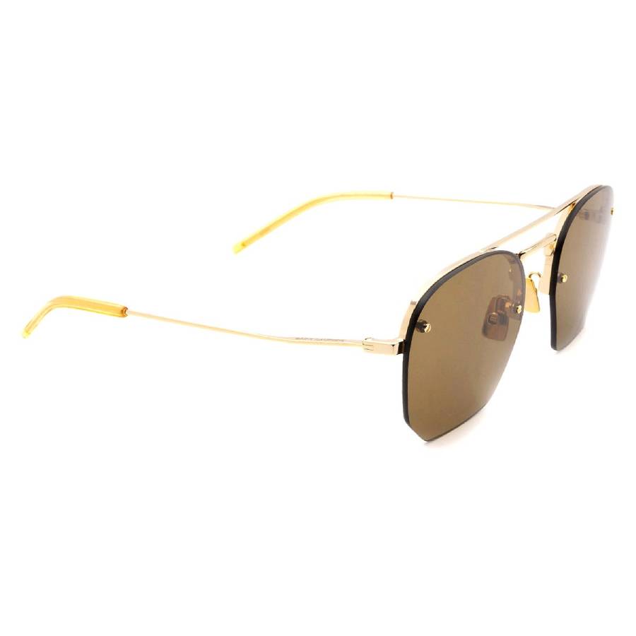 saint laurent bronze irregular men's sunglasses sl 422 001 52 saint laurent bronze irregular men's sunglasses sl 422 001 52