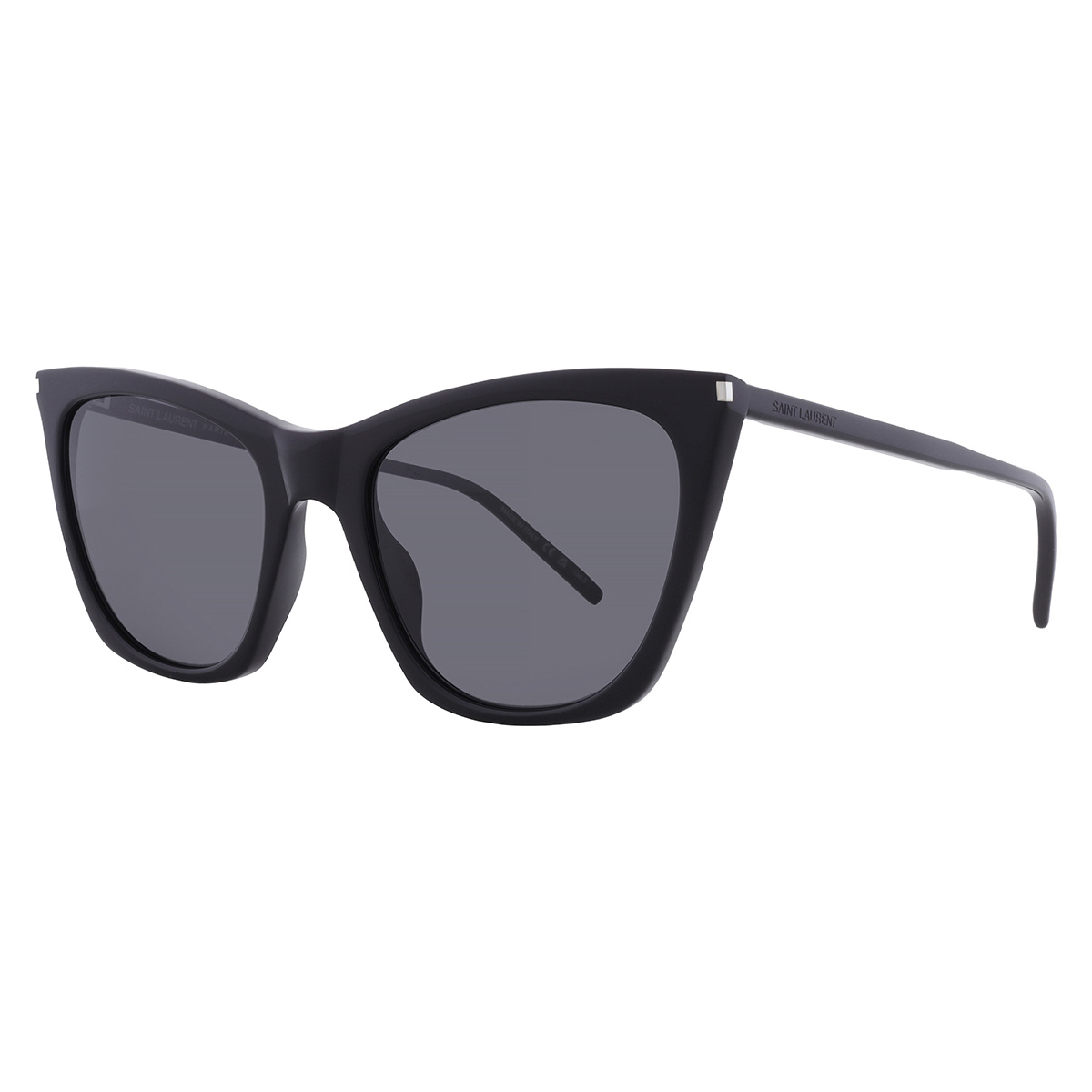 saint laurent grey cat eye ladies sunglasses sl 214 kate thin 001 55 saint laurent grey cat eye ladies sunglasses sl 214 kate thin 001 55