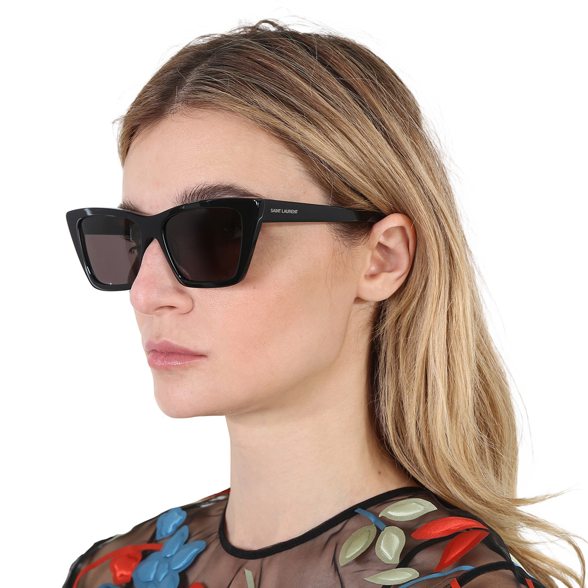 saint laurent grey cat eye ladies sunglasses sl 276 mica 032 55 saint laurent grey cat eye ladies sunglasses sl 276 mica 032 55