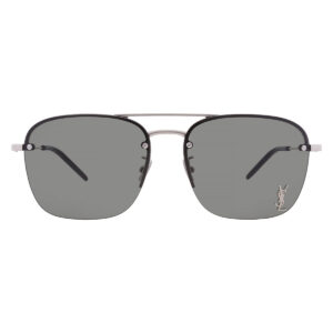saint laurent grey navigator ladies sunglasses sl 309 m 006 59