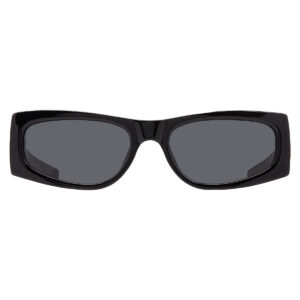 saint laurent grey rectangular ladies sunglasses sl m140/f 001 56