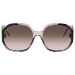 ferragamo salvatore ferragamo beige geometric ladies sunglasses sf943s 083 60