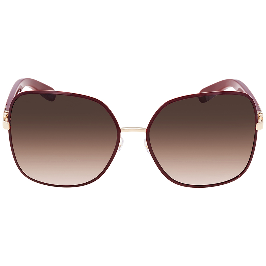 ferragamo salvatore ferragamo bordeaux gradient square ladies sunglasses sf150s 728 59 ferragamo salvatore ferragamo bordeaux gradient square ladies sunglasses sf150s 728 59