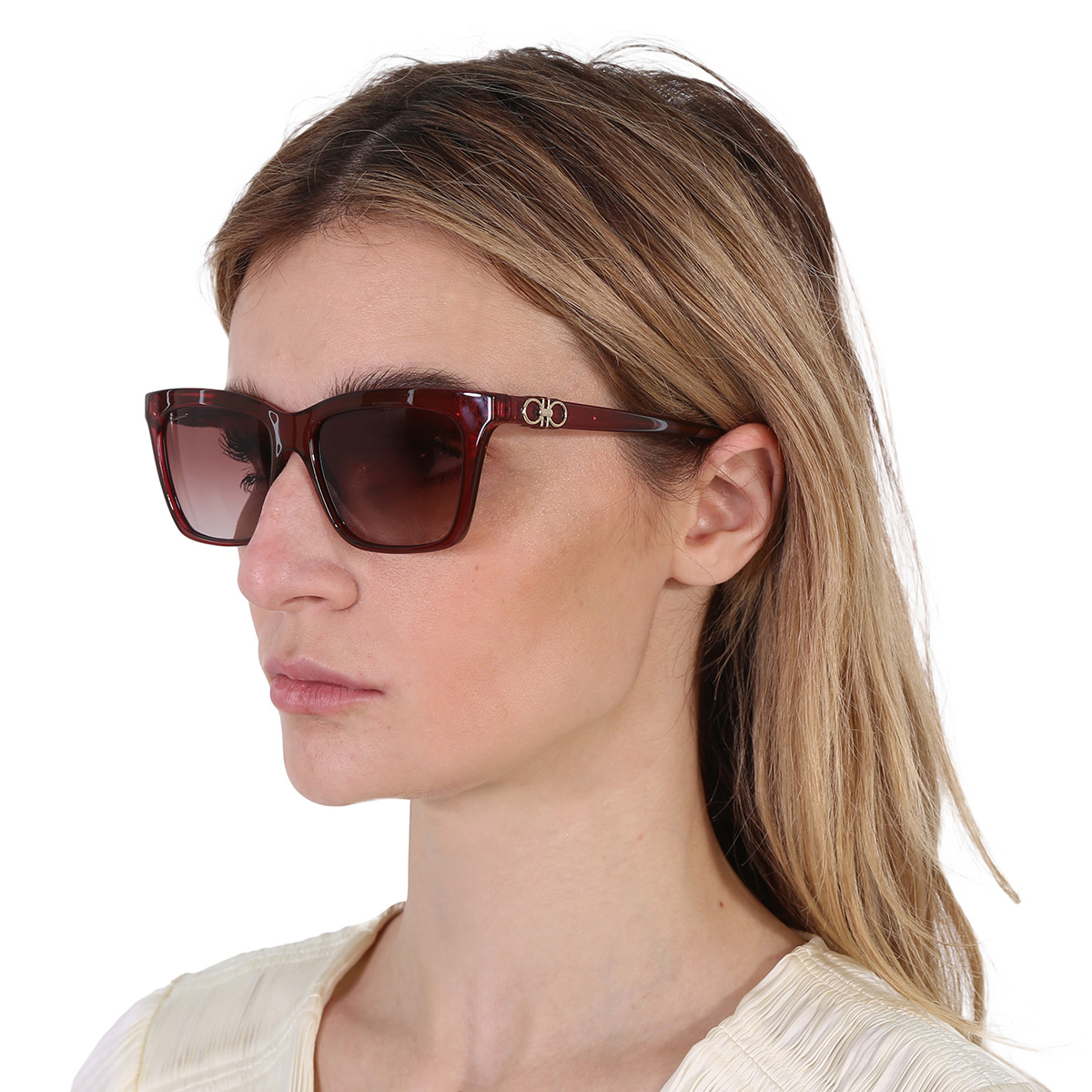 ferragamo salvatore ferragamo bordeuax gradient rectangular ladies sunglasses sf1027s 655 55 ferragamo salvatore ferragamo bordeuax gradient rectangular ladies sunglasses sf1027s 655 55