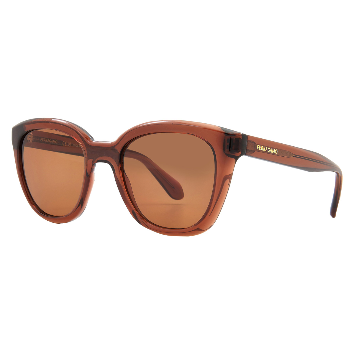 ferragamo salvatore ferragamo brown cat eye ladies sunglasses sf2000s 232 52 ferragamo salvatore ferragamo brown cat eye ladies sunglasses sf2000s 232 52