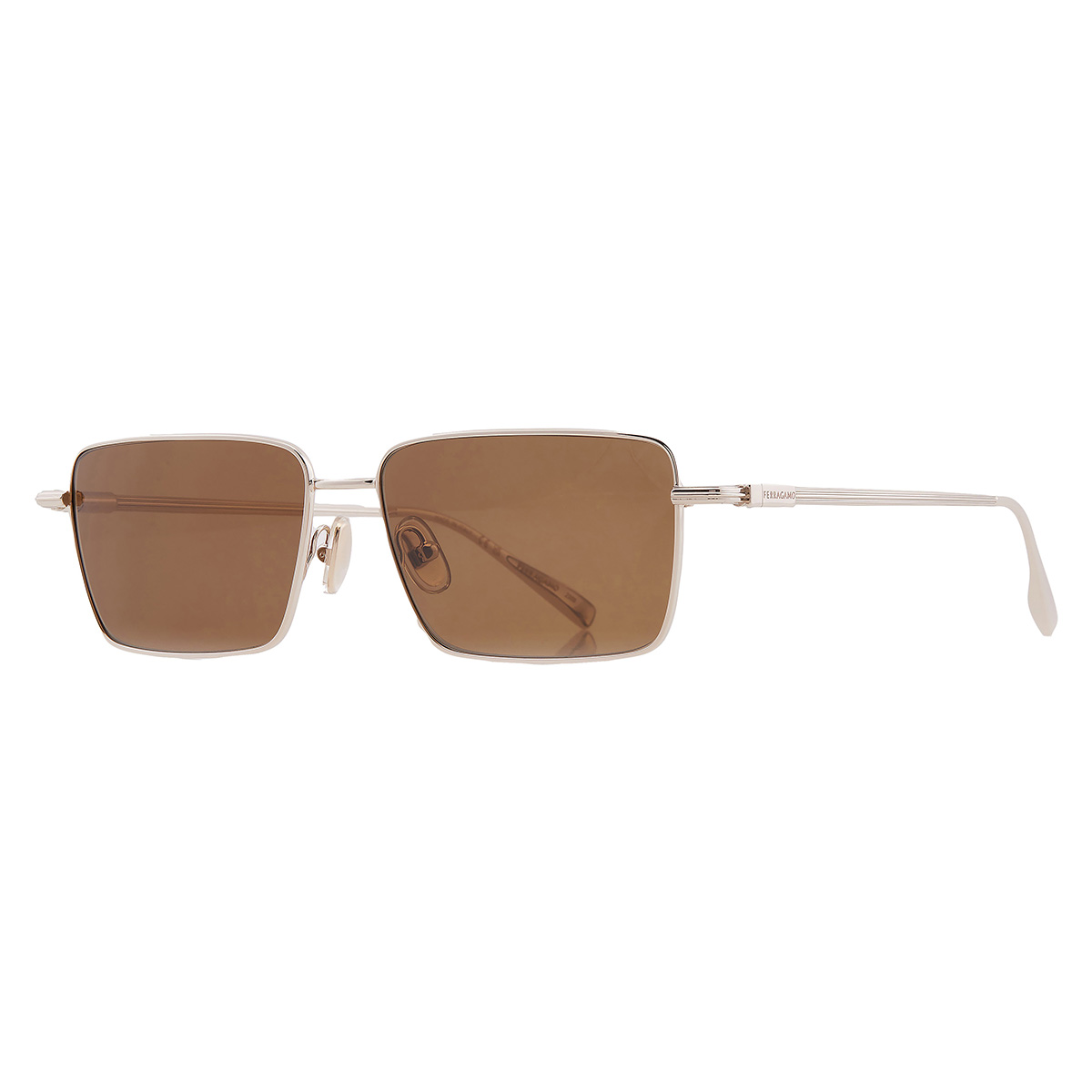 ferragamo salvatore ferragamo brown rectangular men's sunglasses sf309s 745 57 ferragamo salvatore ferragamo brown rectangular men's sunglasses sf309s 745 57