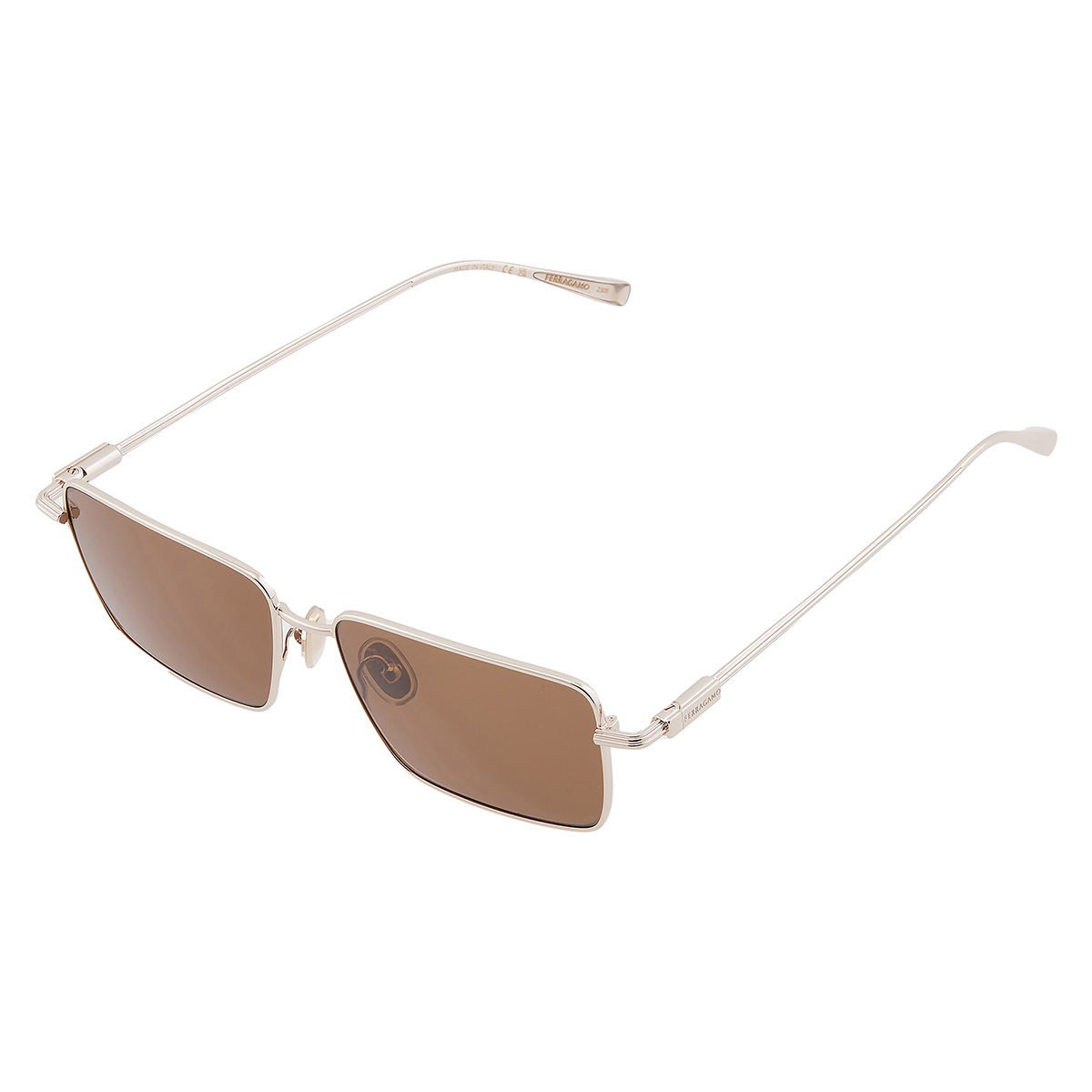 ferragamo salvatore ferragamo brown rectangular men's sunglasses sf309s 745 57 ferragamo salvatore ferragamo brown rectangular men's sunglasses sf309s 745 57
