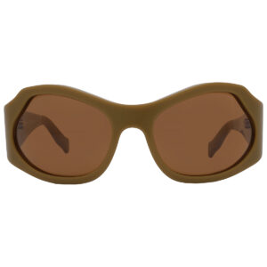 ferragamo salvatore ferragamo brown wrap ladies sunglasses sf1078s 320 59