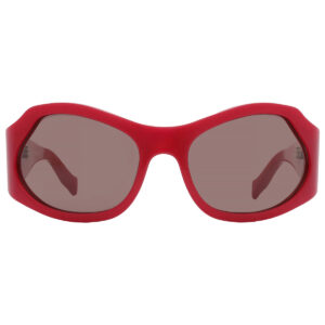 ferragamo salvatore ferragamo burgundy wrap ladies sunglasses sf1078s 604 59