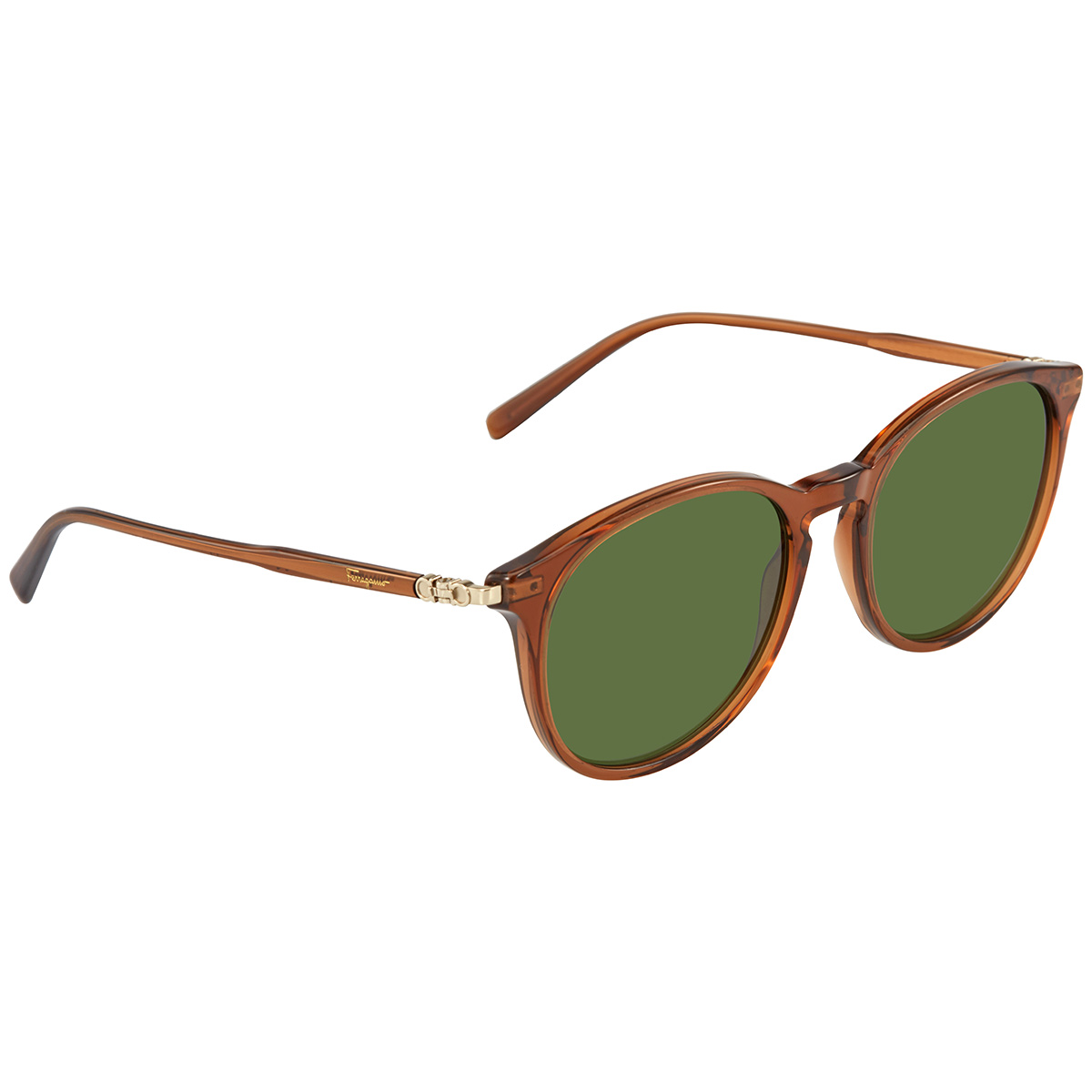 ferragamo salvatore ferragamo green round sunglasses sf911s 210 53 ferragamo salvatore ferragamo green round sunglasses sf911s 210 53