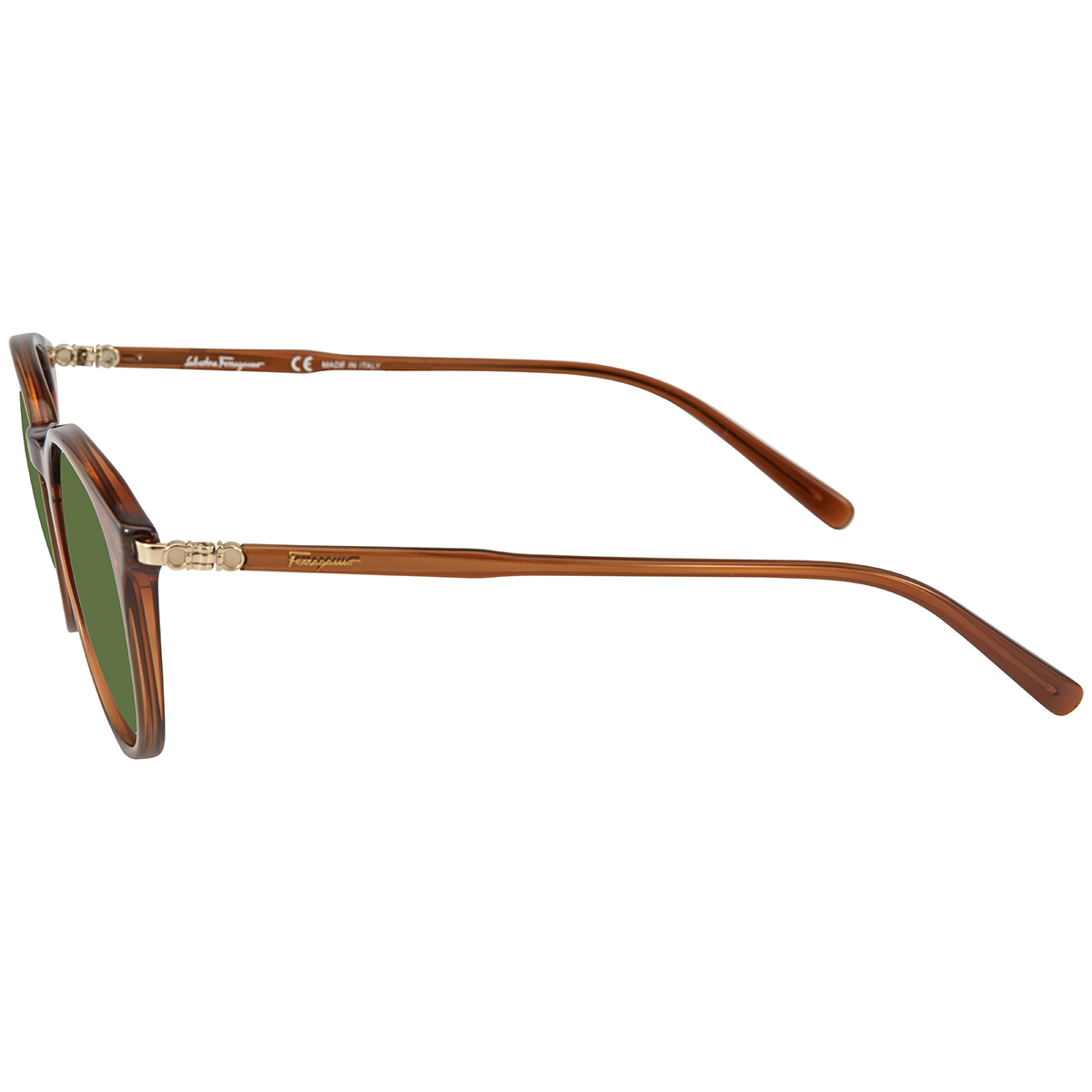 ferragamo salvatore ferragamo green round sunglasses sf911s 210 53 ferragamo salvatore ferragamo green round sunglasses sf911s 210 53
