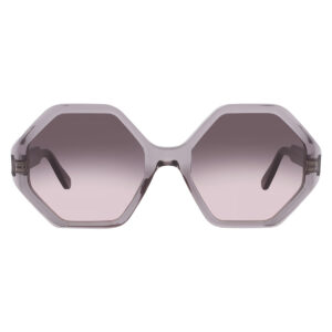 ferragamo salvatore ferragamo grey gradient geometric ladies sunglasses sf1070s 057 55