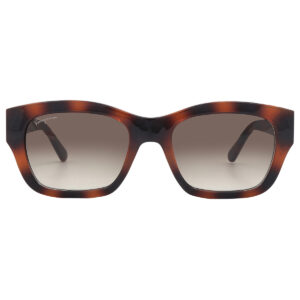 ferragamo salvatore ferragamo grey gradient square ladies sunglasses sf1012s 214 53