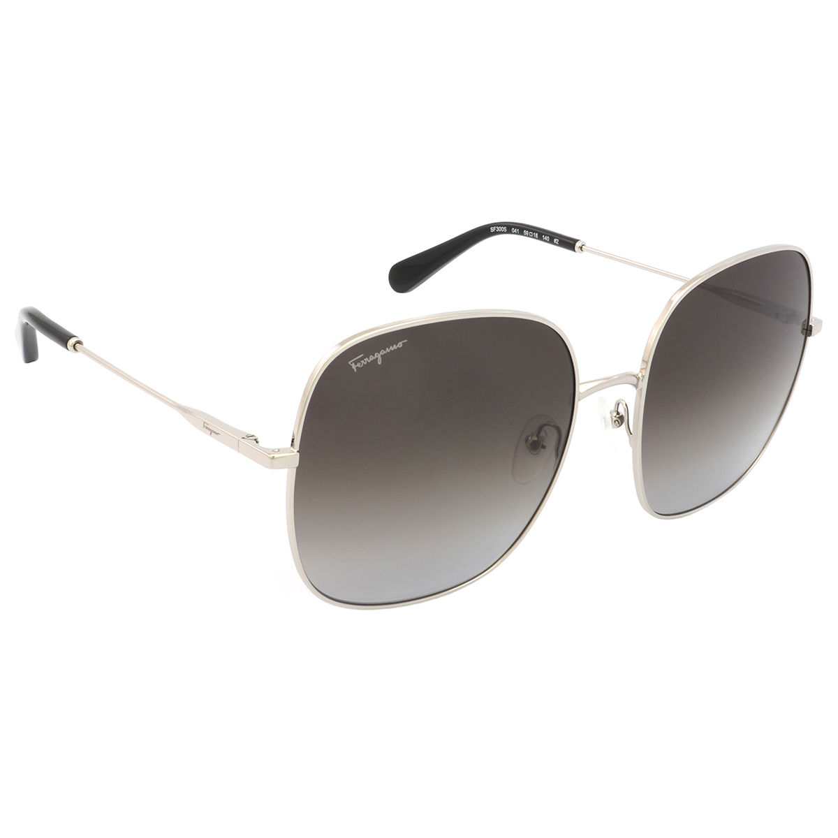 ferragamo salvatore ferragamo grey gradient square ladies sunglasses sf300s 041 59 ferragamo salvatore ferragamo grey gradient square ladies sunglasses sf300s 041 59