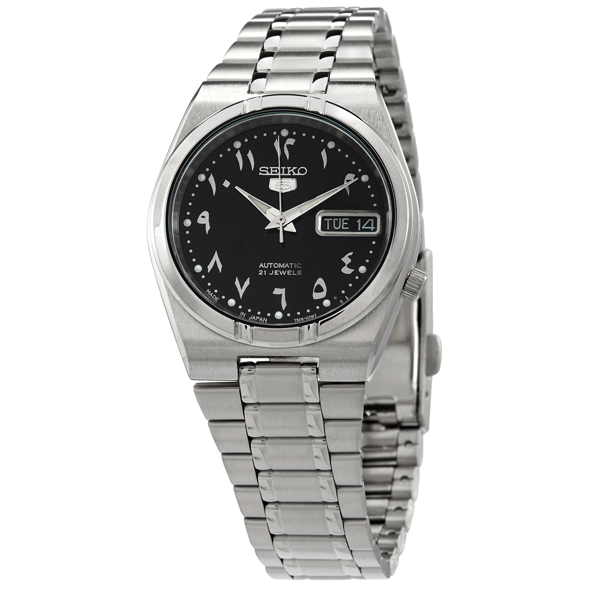 seiko 5 automatic black arabic dial stainless steel men's watch snk063j5 seiko 5 automatic black arabic dial stainless steel men's watch snk063j5