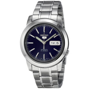 seiko series 5 automatic blue dial men's watch snke51