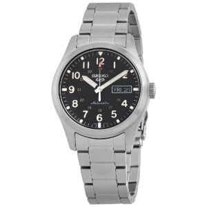 seiko 5 sports automatic black dial men's watch srpg27k1