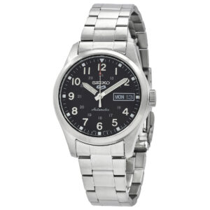 seiko 5 sports automatic black dial men's watch srpj81k1